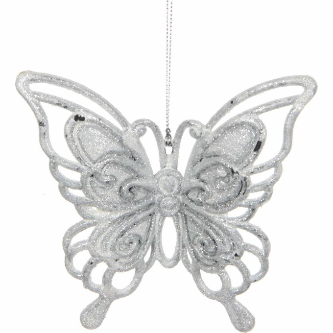 Подвеска бабочка HOUSE OF SEASONS, 13 см, серебро 83206